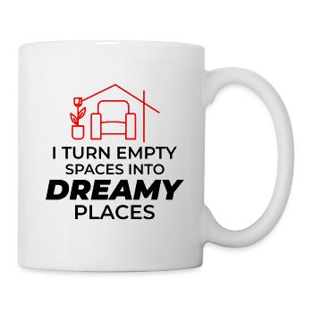 Innenarchitekt Dekorationsdesign Profi - Tasse - Weiß - Rechts