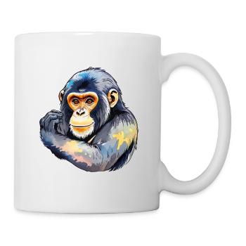 Monkey Watercolors - Mug - white - Right