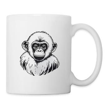 Monkey Watercolors - Mug - white - Right