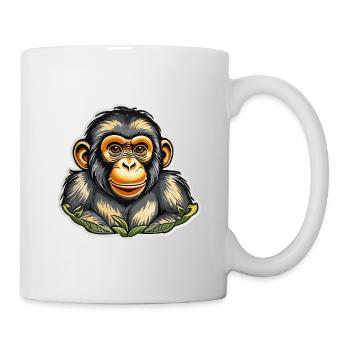 Monkey Watercolors - Mug - white - Right