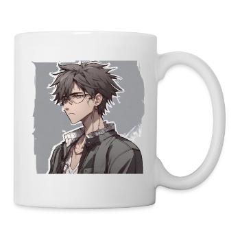 Anime cute boy - Mug - white - Right