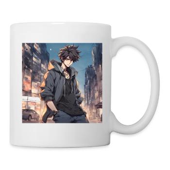 Anime cute boy - Mug - white - Right