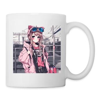 Cute girl anime - Mug blanc - blanc - Droite