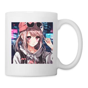 Cute girl anime - Mug blanc - blanc - Droite