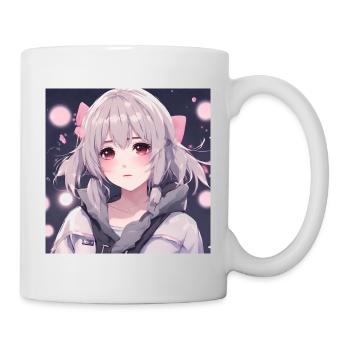 Cute girl anime - Mug blanc - blanc - Droite