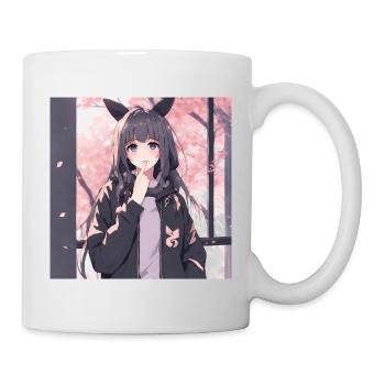 Cute girl anime - Mug blanc - blanc - Droite