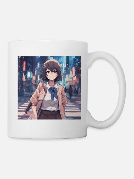 Cute girl anime - Mug - white