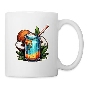 Cocktail / Bar / Mixage / Boisson / Exotique / Club - Mug blanc - blanc - Droite