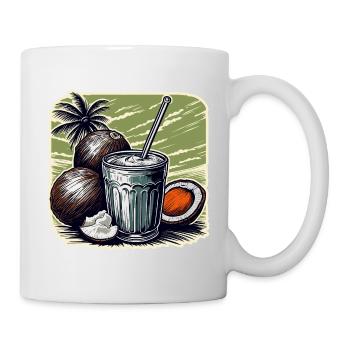 Cocktail / Bar / Mixage / Boisson / Exotique / Club - Mug blanc - blanc - Droite