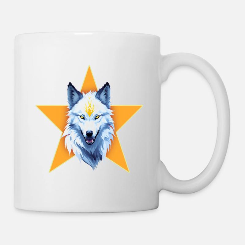WHITE WOLF - Mug - white