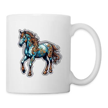 Pony / Horse / Animal / Riding / Mane - Mug - white - Right