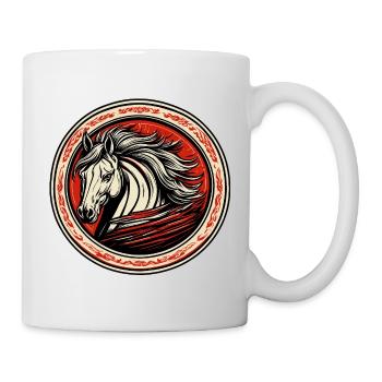 Pony / Horse / Animal / Riding / Mane - Mug - white - Right