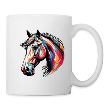 Pony / Horse / Animal / Riding / Mane - Mug - white - Right