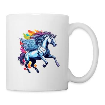 Pégase / Ailes /Grec / Fantaisie - Mug blanc - blanc - Droite