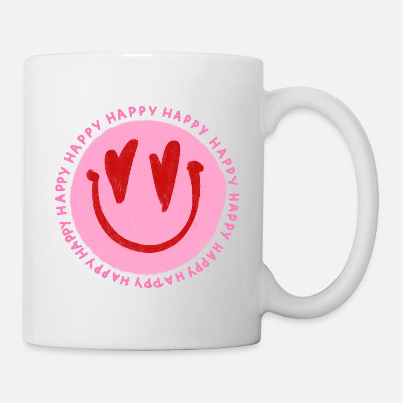 Happy Smile Fun - Mug - white