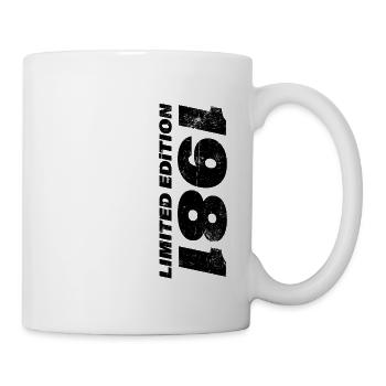 Vintage 1981 - Tasse - Weiß - Rechts