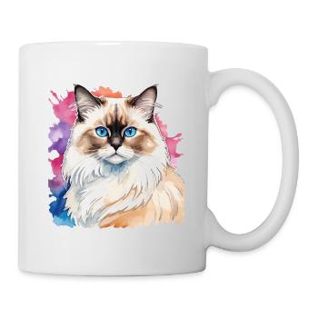 Birman Cat Watercolors - Mug - white - Right