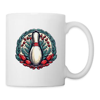 Bowling / Quilles / Bowling / Pin / Strike - Mug blanc - blanc - Droite