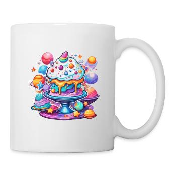 Eiscreme / Sorbet / Gelato / Sommer / Sonne - Tasse - Weiß - Rechts