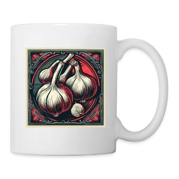 Lebensmittel / Gemüse / Markt / Vitamine / Design - Tasse - Weiß - Rechts