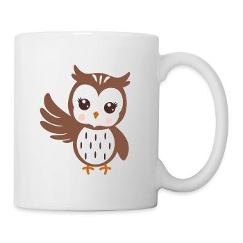 Eule - Tasse - Weiß - Rechts