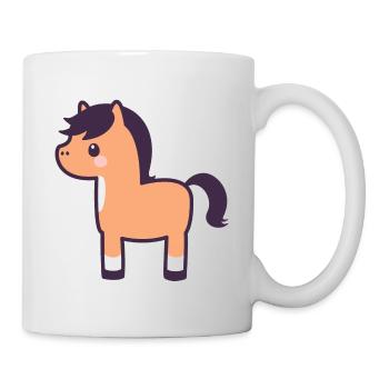 Cheval - Mug blanc - blanc - Droite