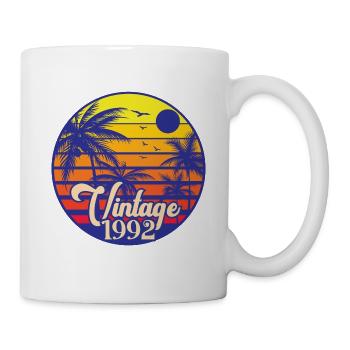 Millésime 1992 - Mug blanc - blanc - Droite