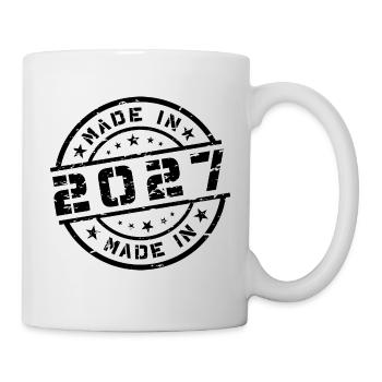 Birth Year Birthday Born In - Made in 2027 - Mug - white - Right