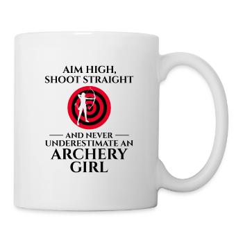 Archery Targets Archer Bullseye Shooting Sport - Mug - white - Right