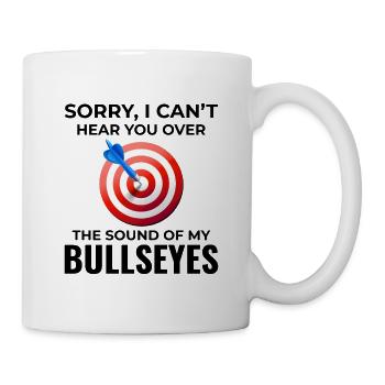 Bogenschießen Ziele Bogenschütze Bullseye Schießsport - Tasse - Weiß - Rechts
