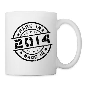 Year of Birth Birth Born In - Made in 2014 - Mug - white - Right