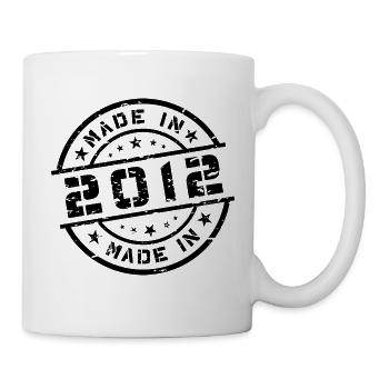 Year of Birth Birth Born In - Made in 2012 - Mug - white - Right