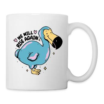 Dodo Bird Design - We Will Rise Again - Mug - white - Right