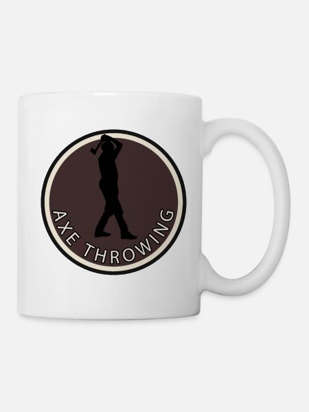 Axtwerfen Axtwerfen Axtwerfen - Tasse - Weiß