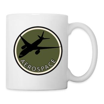 Pilote d’aviateur aérospatial - Mug blanc - blanc - Droite