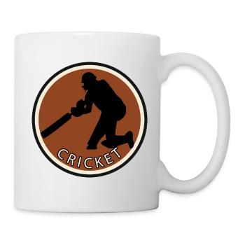 Pitcher Cricketmannschaft - Tasse - Weiß - Rechts