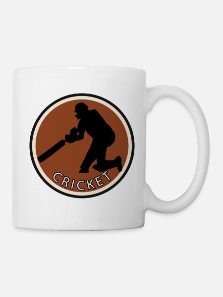 Pitcher Cricketmannschaft - Tasse - Weiß