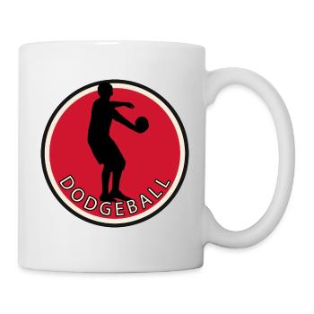 Équipe de ballon-chasseur de sports de balle - Mug blanc - blanc - Droite