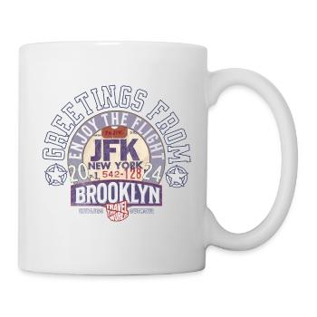 Greetings from Brooklyn - Mug blanc - blanc - Droite