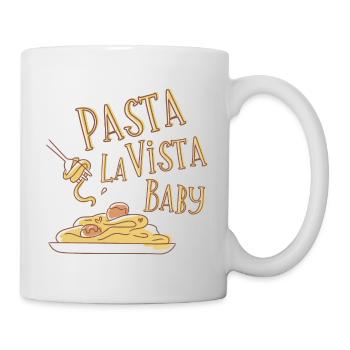 Pasta la Vista Baby – Fun Pasta Design - Mug - white - Right