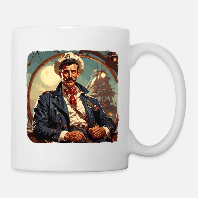 Matrose / Schiffsbesatzung / Decksmann / Anker - Tasse - Weiß