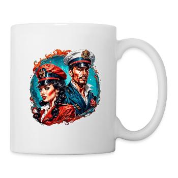 Sailor Couple / Ship's Crew / Anchor / Couple - Mug - white - Right