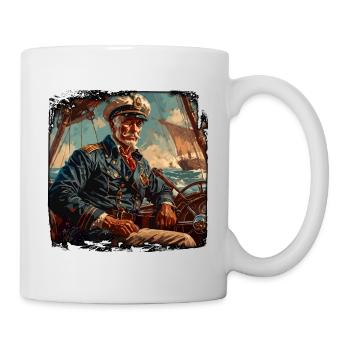 Matrose / Schiffsbesatzung / Decksmann / Anker - Tasse - Weiß - Rechts
