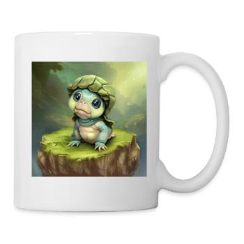 Adorable Baby Turtle Fancy - Mug - white - Right