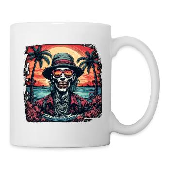 Zombie / Beach / Island / Vacation / Summer / Sun - Mug - white - Right