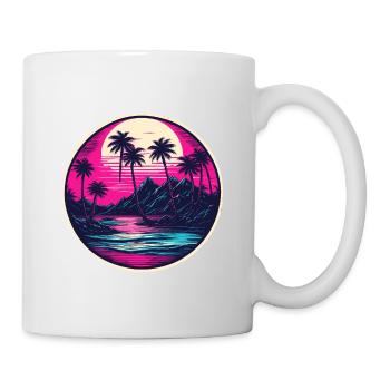 Beach / Island / Vacation / Summer / Sun / Sea - Mug - white - Right