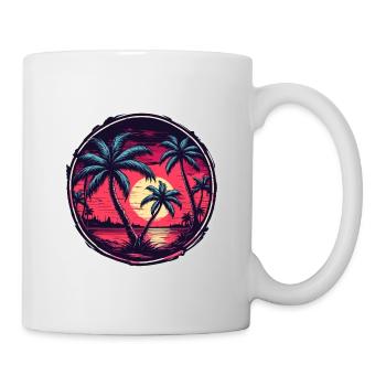 Beach / Island / Vacation / Summer / Sun / Sea - Mug - white - Right