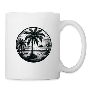 Beach / Island / Vacation / Summer / Sun / Sea - Mug - white - Right
