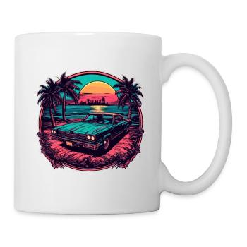 Beach / Island / Vacation / Summer / Sun / Sea - Mug - white - Right