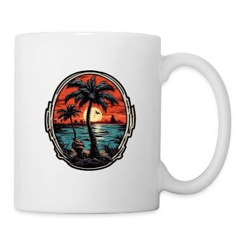 Beach / Island / Vacation / Summer / Sun / Sea - Mug - white - Right